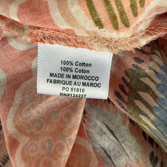 NWT MISA Los Angeles Dana‎ Mae Tangerine Floral Maxi Dress W/ Cut-Outs Size L - Picture 6 of 9